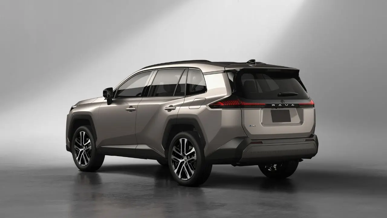 Rear View of 2025 Toyota RAV4