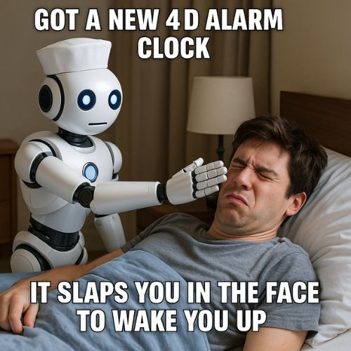 AI Alarm Clock That Slaps You Awake: The Funniest Future Invention Yet