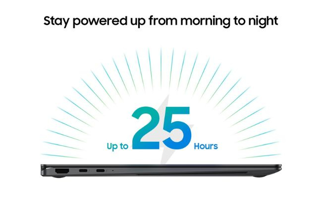Samsung Galaxy Book 5 Pro Battery Life