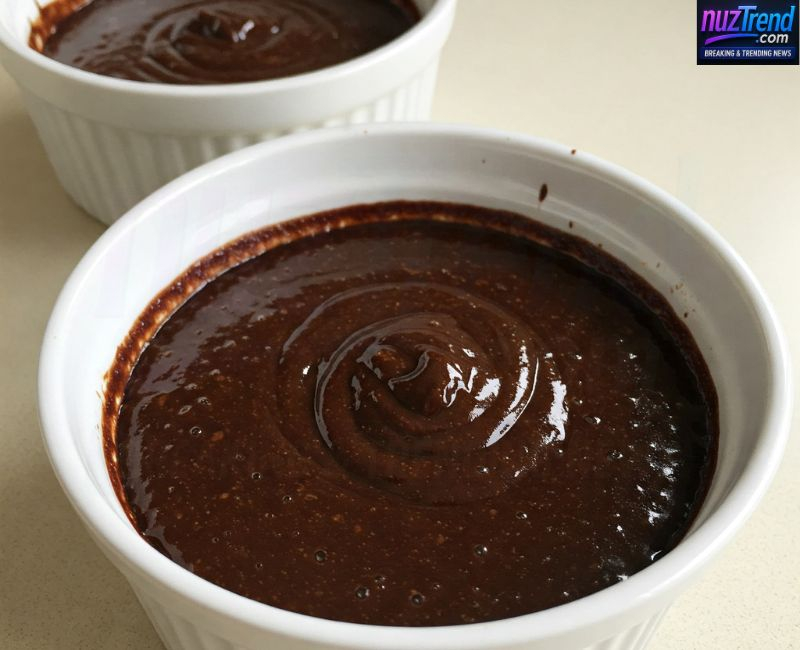 Filling ramekins with batter