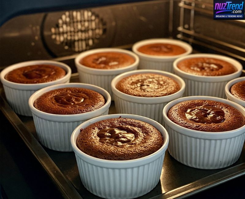 Baking choco lava cake