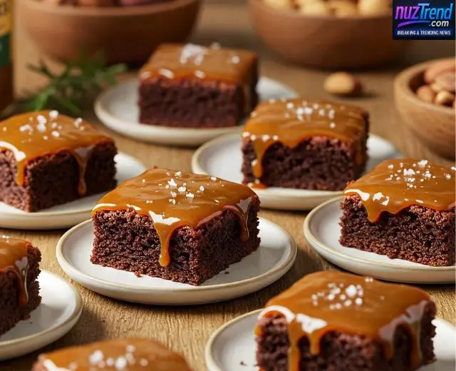 Cooling and Serving Miso Caramel Brownies