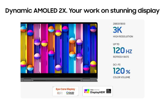 Samsung Galaxy Book 5 Pro Display