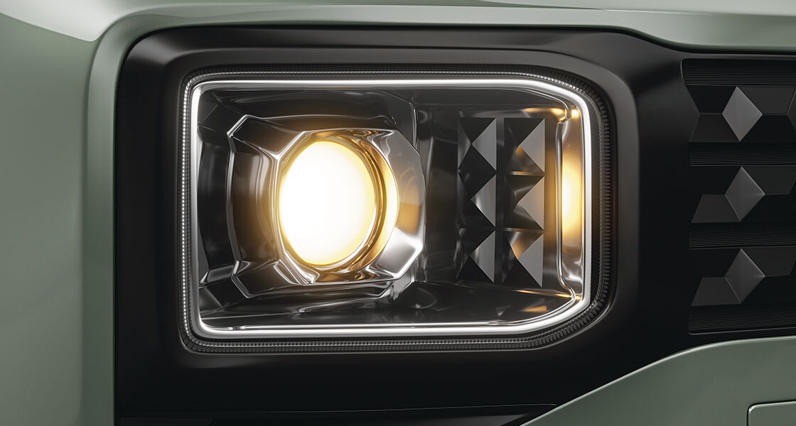 Front HeadLamps of Hyundai Exter 2025