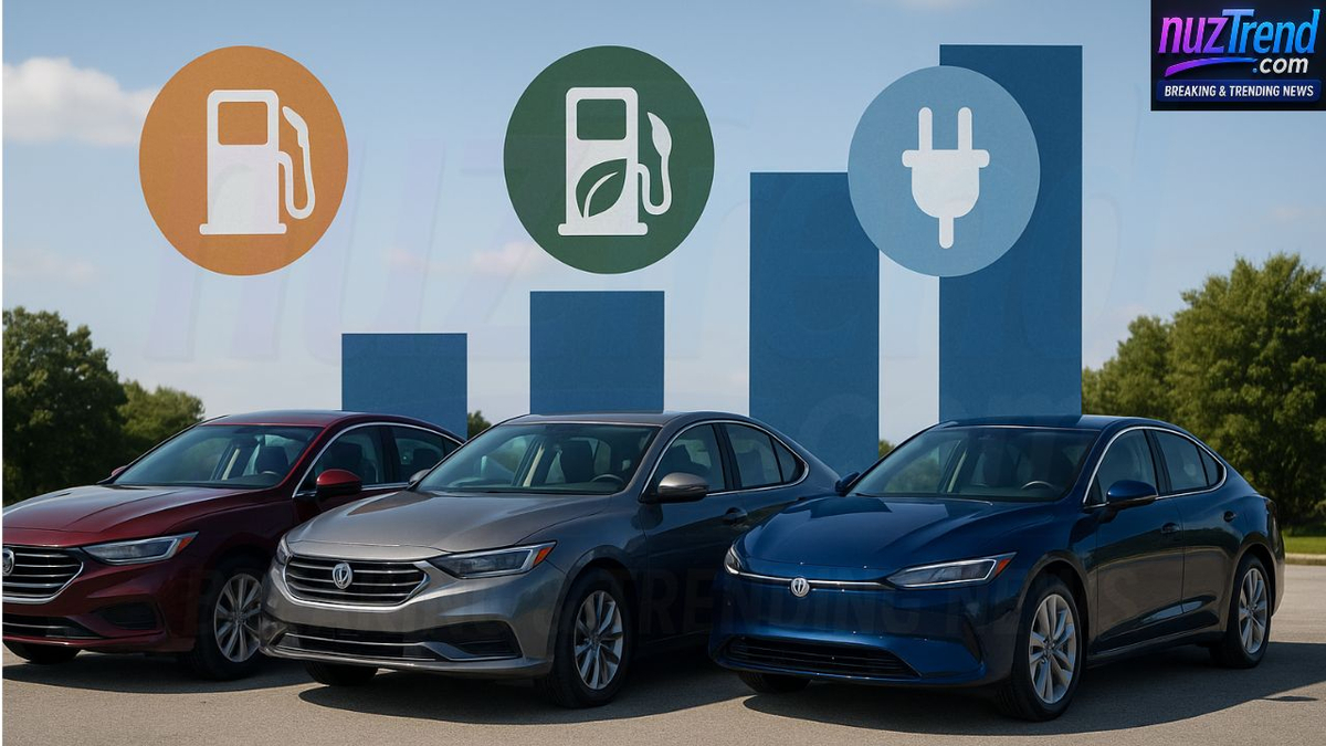 Fuel Efficiency Face-Off: Gas vs. Hybrid vs. EV in 2025