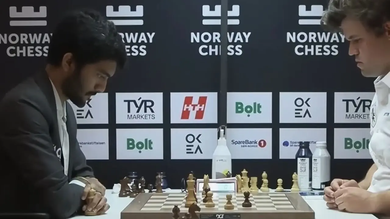Indian Chess Prodigy Gukesh D Shocks Magnus Carlsen at Norway Chess 2025