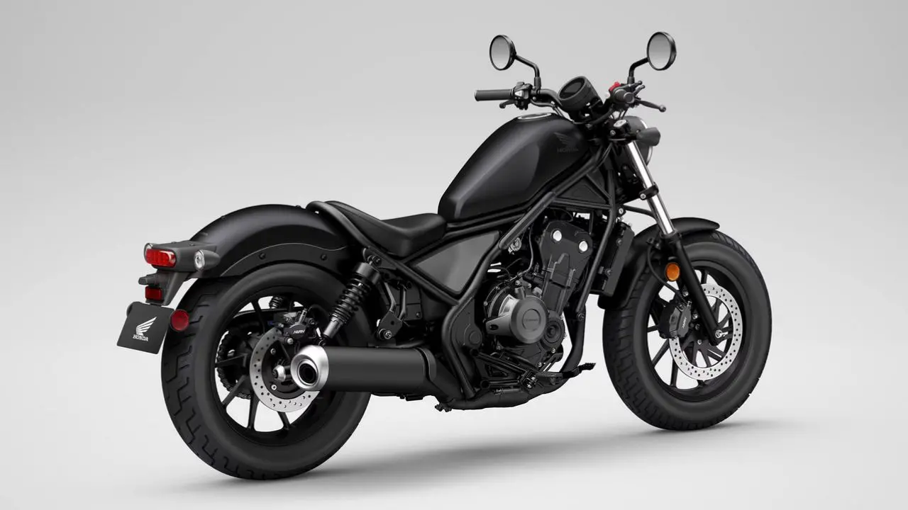 Honda Rebel 500 2025 Back and Engine View