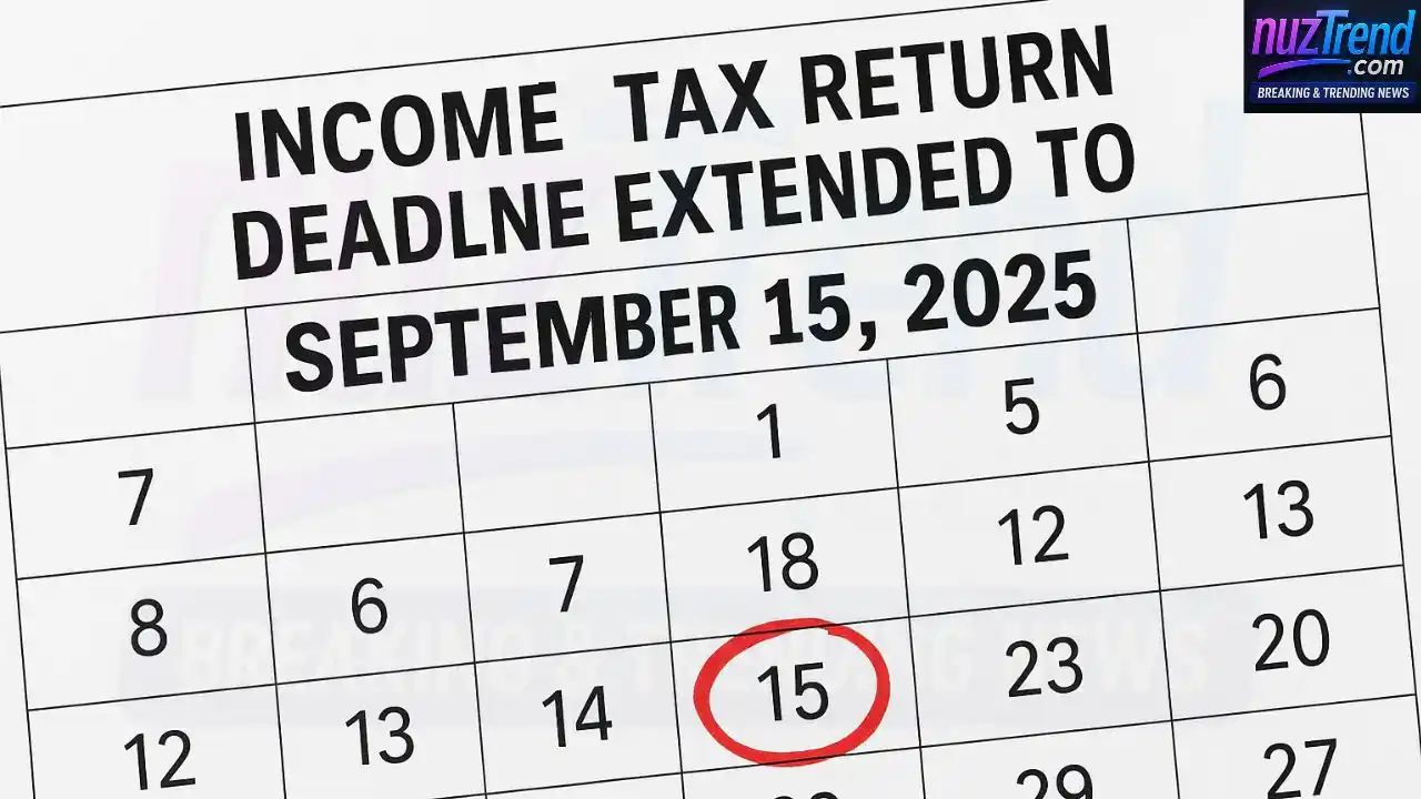 Income Tax Return Filing Deadline Extended to September 15, 2025 – Key Updates for Indian Taxpayers