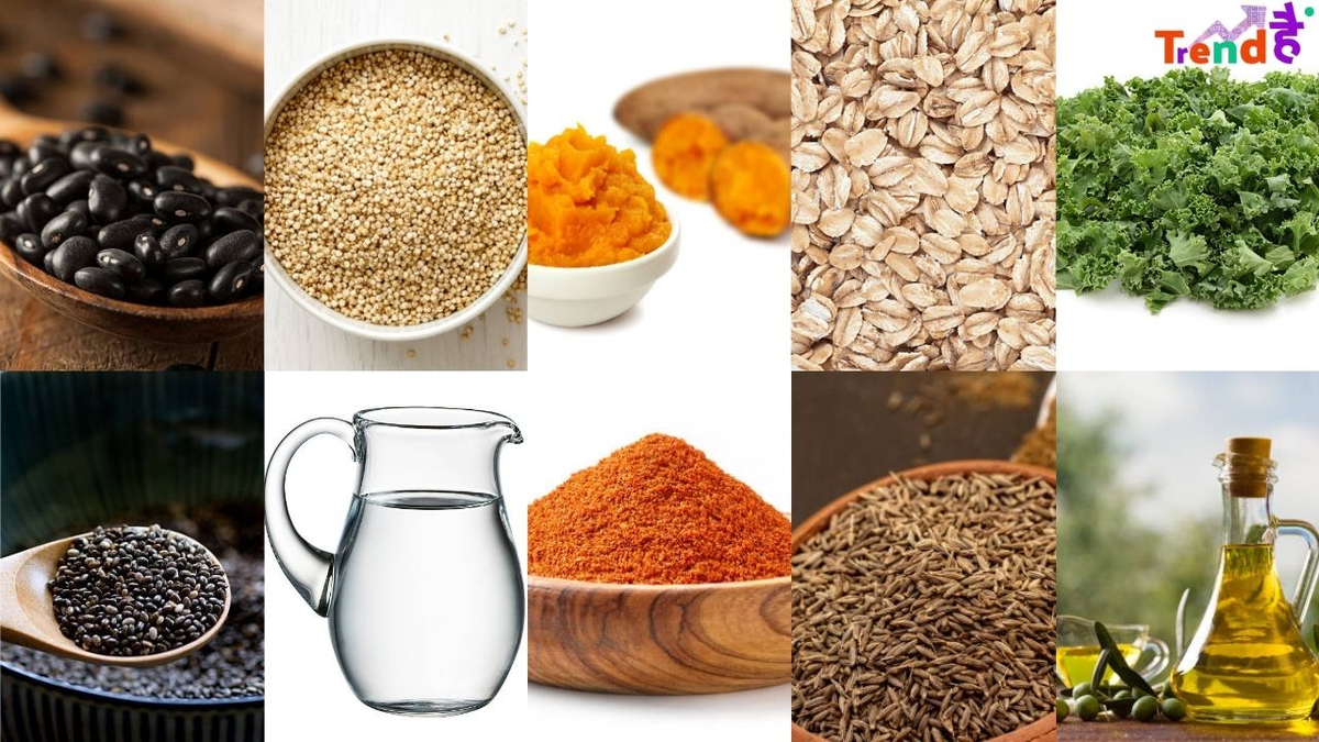 Ingredients for the Veggie Burger