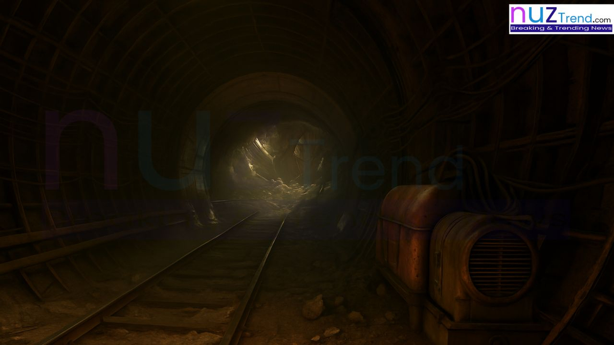 D6 location in Metro game showing underground tunnel and post-apocalyptic environment