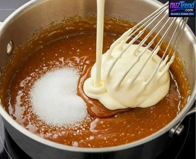 Crafting the Miso Caramel Sauce