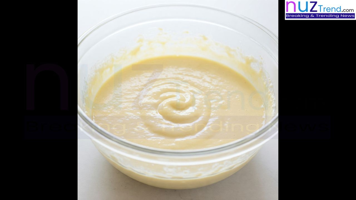 Mixing pancake batter