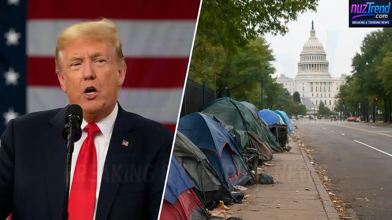 President Trump Faces Criticism Over Call for Homeless to Leave Washington, DC Immediately