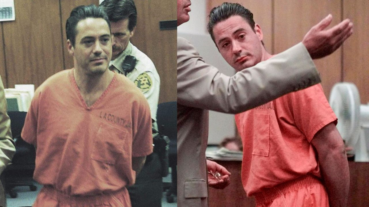 Robert Downey Jr. during prison period