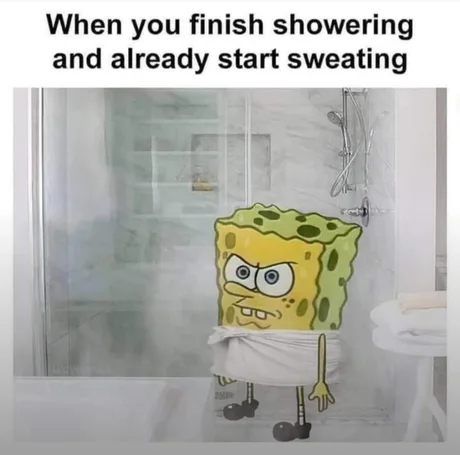 When You Shower Just to Sweat Again: The Daily Struggle 😂💦