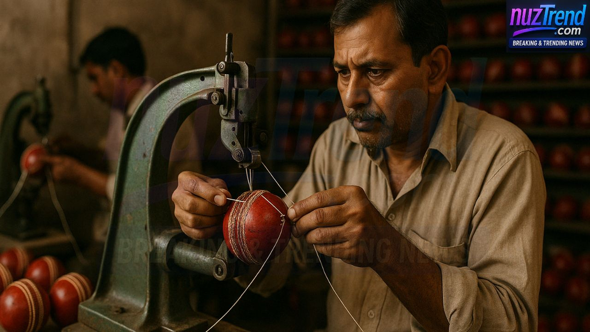 Stitching the Cricket Ball