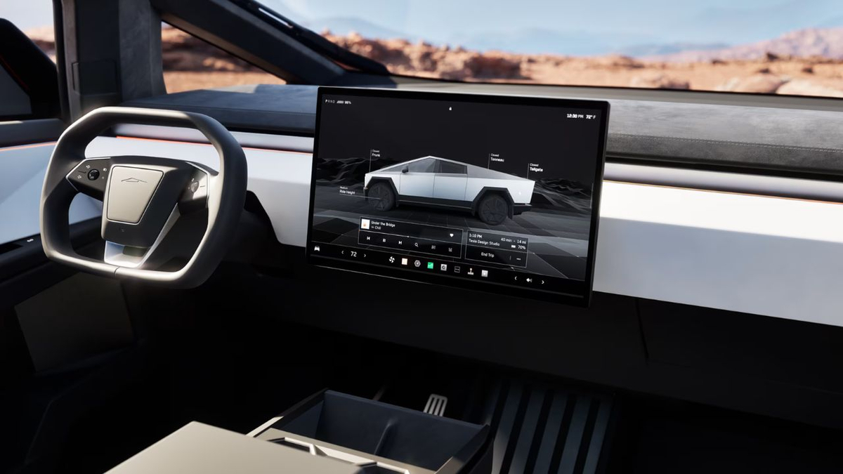 Tesla Cybertruck 2025 Dashboard