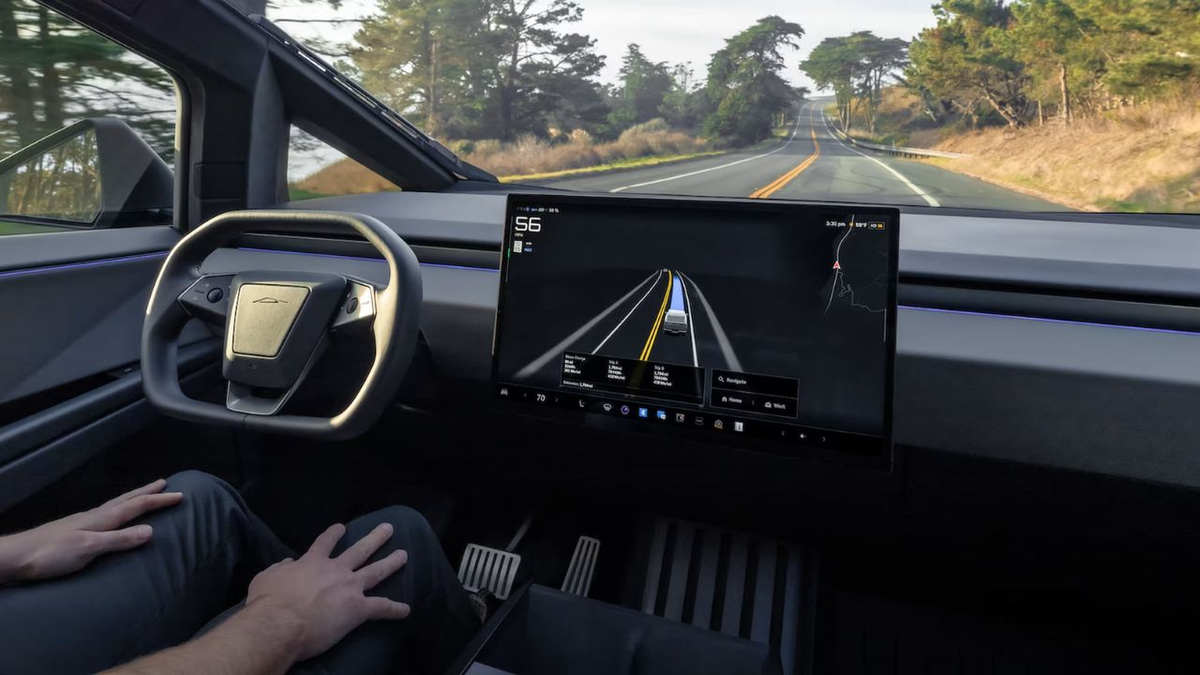 Tesla Cybertruck 2025 Self Driving