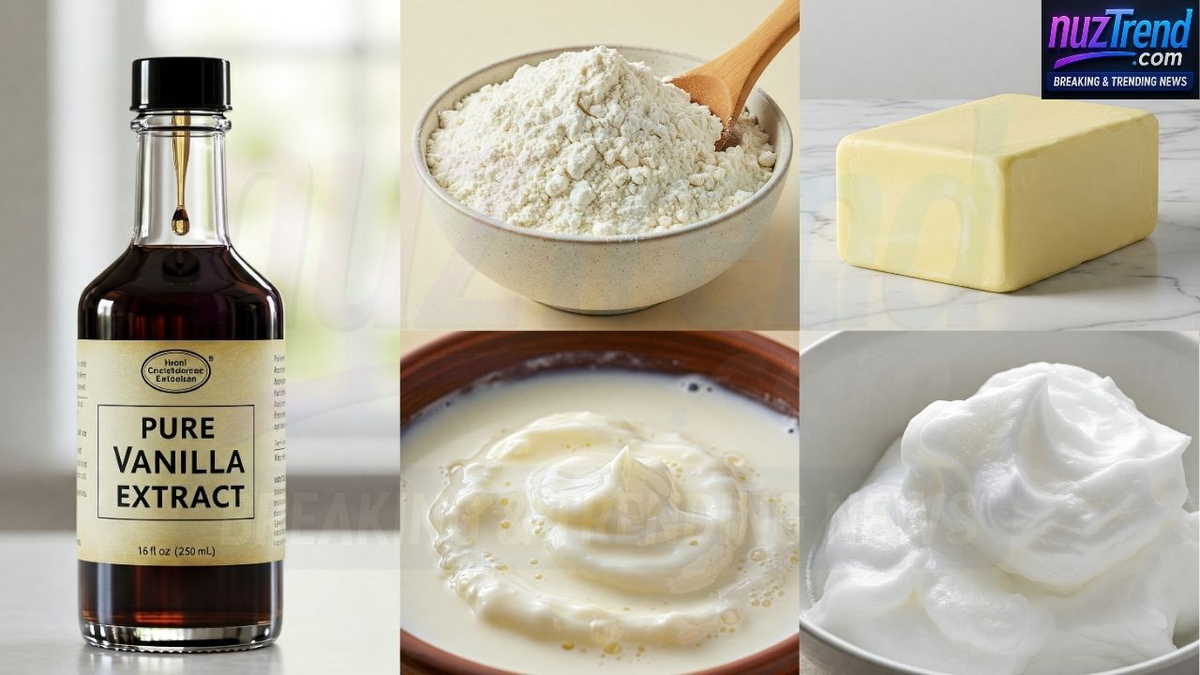White Vanilla Cake Ingredients