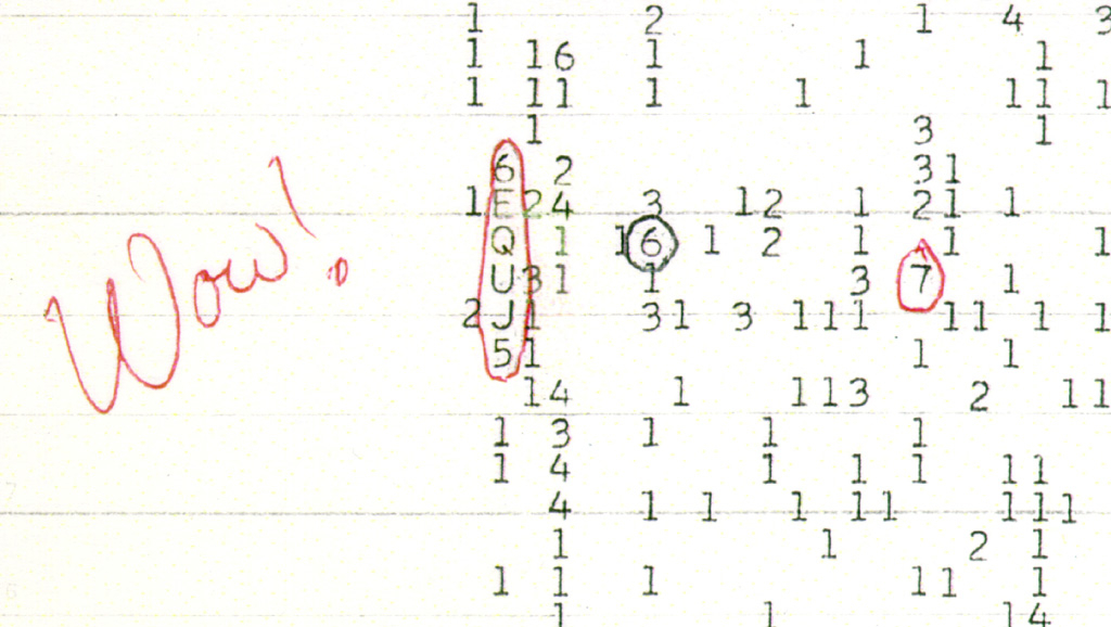 Wow Signal Transcript